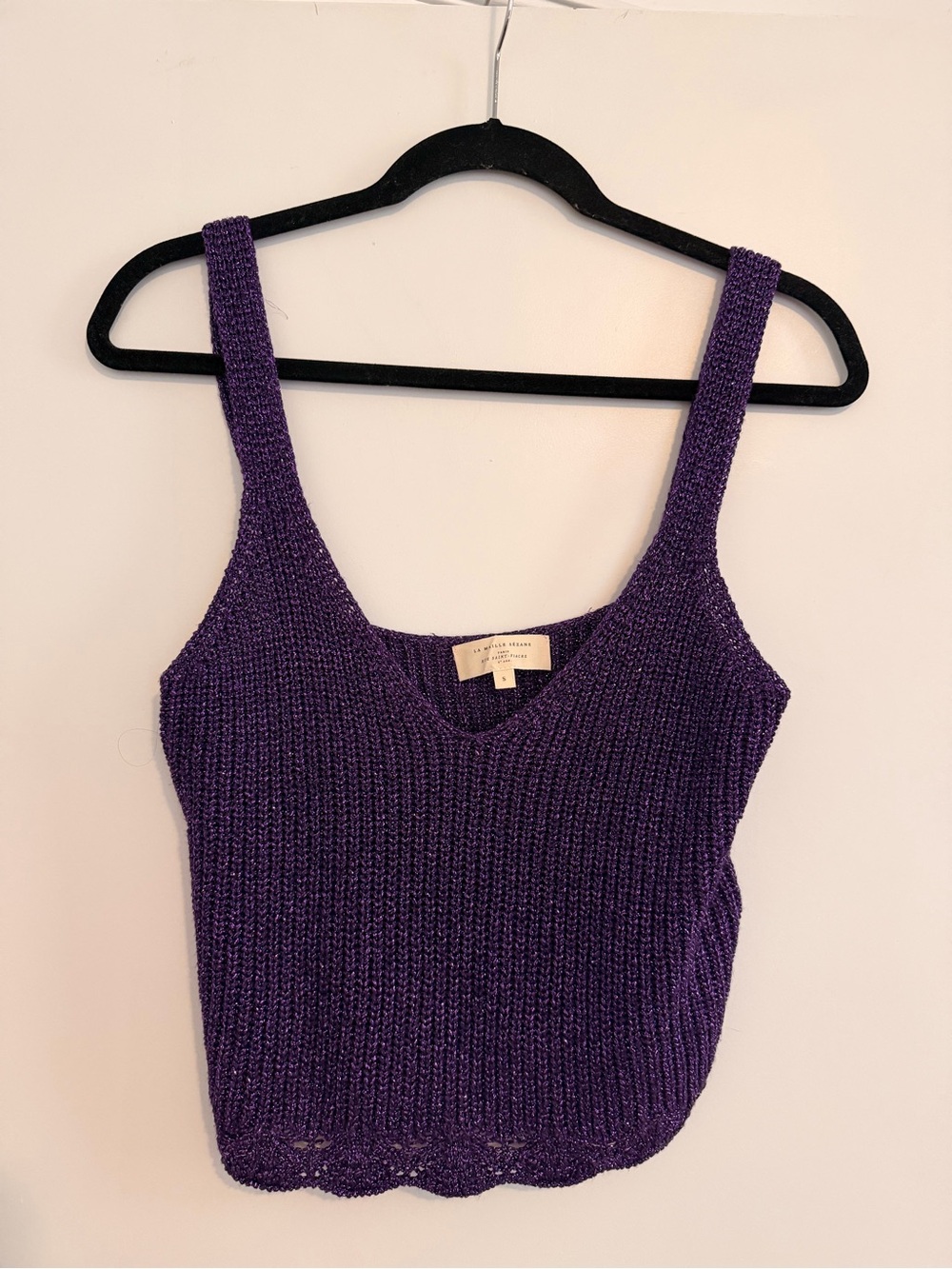 Sezane Saul Jumper Purple - Size S
